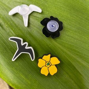 4 pack Hawaii themed Croc jibbitz/charms